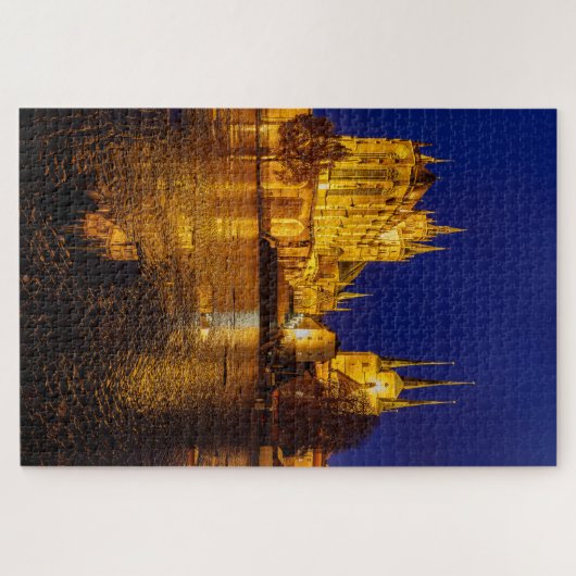 Der Erfurter Dom in Thüringen Puzzle (Horizontal)
