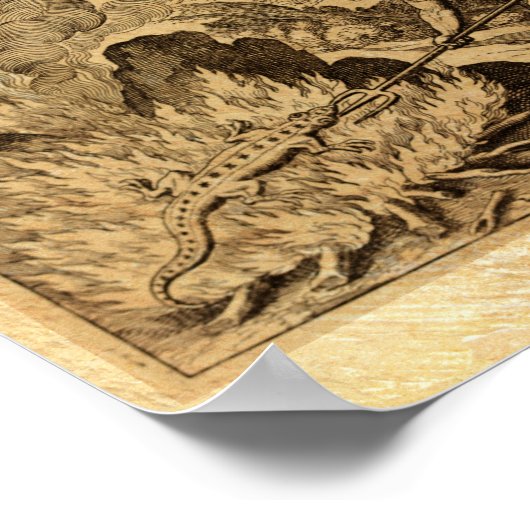 DER ERGEBNISSE-FEUERSALAMANDER POSTER (Ecke)