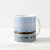 Der Eriesee, Leuchtturm des Büffel-NY Kaffeetasse (VorderseiteRechts)