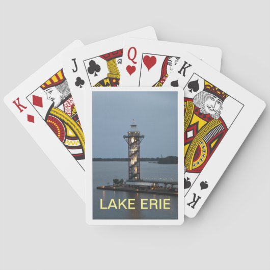 Der Eriesee-Leuchtturm-Spielkarten Spielkarten (Rückseite)