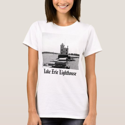 Der Eriesee-Leuchtturm T-Shirt (Vorderseite)