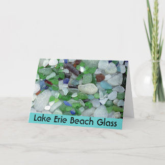 Der Eriesee-Strand-Glas Karte