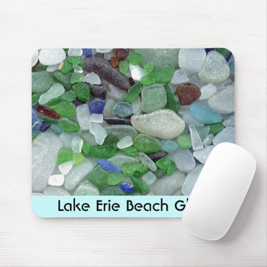 Der Eriesee-Strand-Glas Mousepad (Mit Mouse)