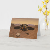 Der Erkennungsleuchter, der auf der Oberfläche von Karte (Gelbe Blume)