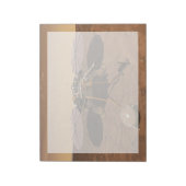 Der Erkennungsleuchter, der auf der Oberfläche von Notizblock (Rotiert)