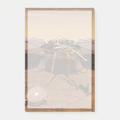 Der Erkennungsleuchter, der auf der Oberfläche von Post-it Klebezettel (Vorderseite)