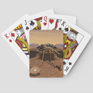 Der Erkennungsleuchter, der auf der Oberfläche von Spielkarten