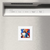 Der Erlöser-Aufkleber Magnet (In Situ (Geschirrspüler))