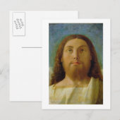 Der Erlöser (Öl auf Tafel) Postkarte (Vorne/Hinten)