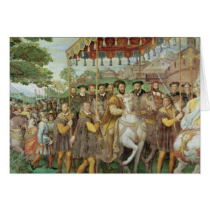 Der ernste Eingang des Kaisers Charles V