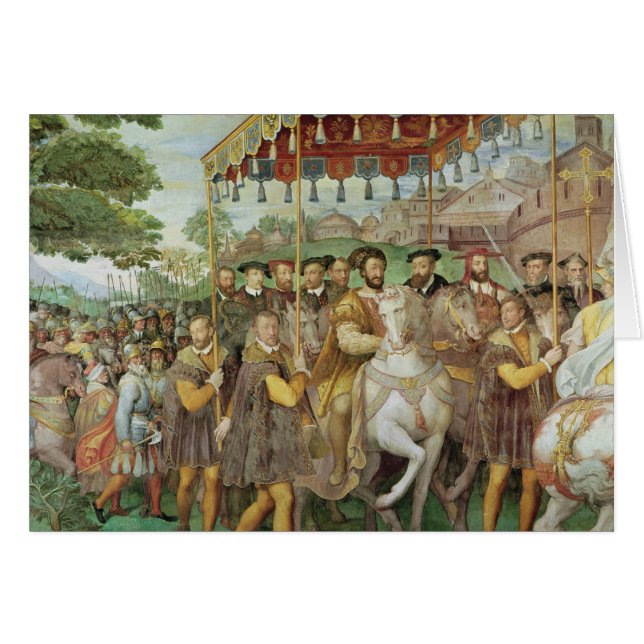 Der ernste Eingang des Kaisers Charles V (Vorderseite (Horizontal))
