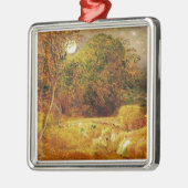 Der Ernte-Mond, 1833 (Öl auf dem Papier gelegt auf Silbernes Ornament (Links)