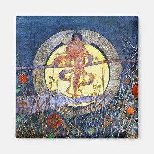 Der Ernte-Mond - Charles Rennie Mackintosh Magnet