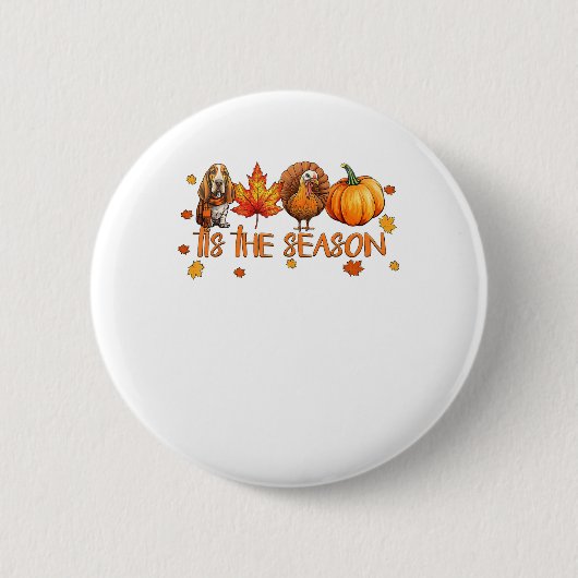 Der Erntedank für den Hundeschlitten der Saison Button (Vorderseite)