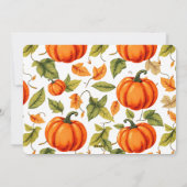 Der Erntedank Harvest Truck Feiertagskarte (Rückseite)