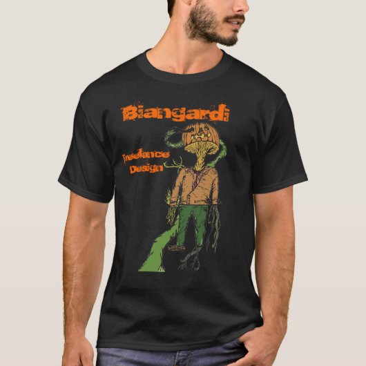 "Der Erntemaschine Biangardi freiberuflich tätige T-Shirt (Vorderseite)