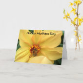 der Erntemaschine, Happy Mütter Day Karte (Gelbe Blume)