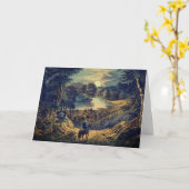 Der Erntemond, Currier & Ives: Leere Karte (Gelbe Blume)