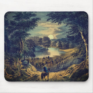 Der Erntemond, Currier & Ives: Mousepad