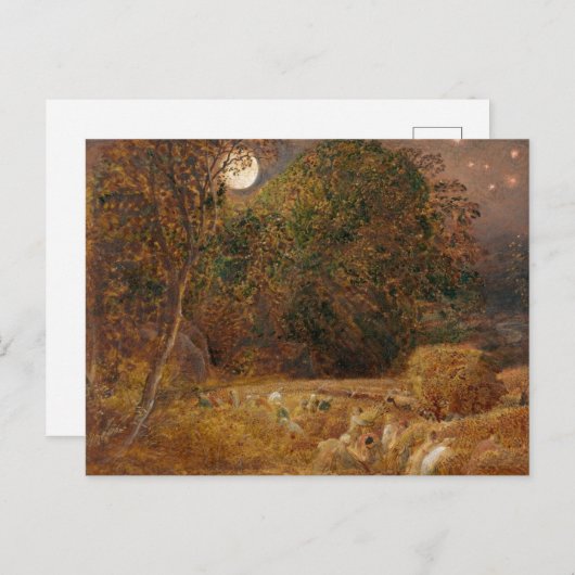 Der Erntemond von Palmer Postkarte (Vorne/Hinten)
