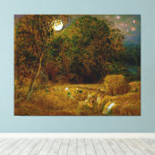 Der Erntemond von Samuel Palmer (1833) Leinwanddruck (Insitu (Holzboden))