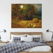 Der Erntemond von Samuel Palmer (1833) Leinwanddruck (Insitu (Schlafzimmer))