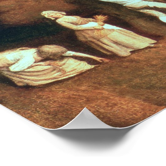 Der Erntewagen Poster (Ecke)