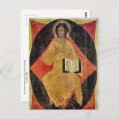 Der Erretter, der von Ruhm fasziniert ist, Christu Postkarte (Vorne/Hinten)