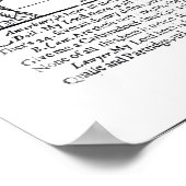 Der Erste Akt, ein satirisches Spiel gegen Poster (Ecke)