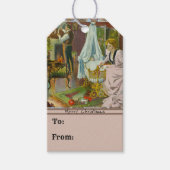 Der erste Besuch des Weihnachtsmanns Geschenkanhänger (Vorderseite)