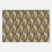 Der erste Besuch des Weihnachtsmanns Geschenkpapier Set (Vorderseite 3)