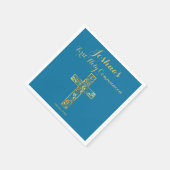 Der erste Blaue Goldkreuz-Junge Na Serviette (Ecke)