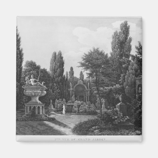 Der erste Blick auf den großen Garten Magnet (Vorne)