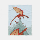 Der Erste, der den Top gewinnt! Fleecedecke (Vorderseite)