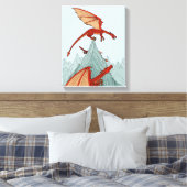 Der Erste, der den Top gewinnt! Leinwanddruck (Insitu (Schlafzimmer))