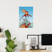 Der Erste, der den Top gewinnt! Poster (Heimbüro)