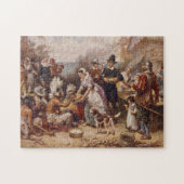 Der erste Erntedank 1621 | c.1932 Puzzle (Horizontal)