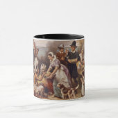 Der erste Erntedank 1621% pipe% c.1932 Tasse (Zentrum)