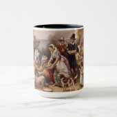 Der erste Erntedank 1621% pipe% c.1932 Tasse (Zentrum)