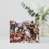 Der erste Erntedank, 1621. Postkarten (Stehend Vorderseite)