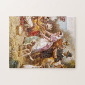 Der erste Erntedank 1621 Puzzle (Horizontal)