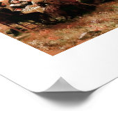 Der erste Erntedank in Plymouth Fine Art Poster (Ecke)