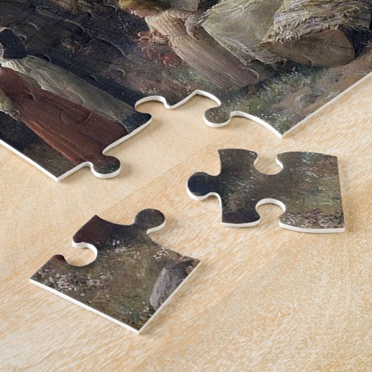 Der erste Erntedank in Plymouth von Brownscombe Puzzle (Seite)