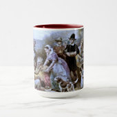 Der erste Erntedank: Jean Louis Ferris Tasse (Zentrum)