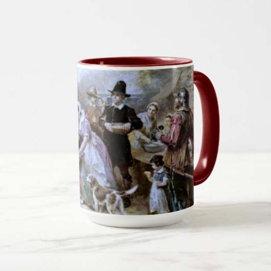 Der erste Erntedank: Jean Louis Ferris Tasse (VorderseiteRechts)