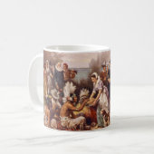 Der erste Erntedank Kaffeetasse (Vorderseite Links)