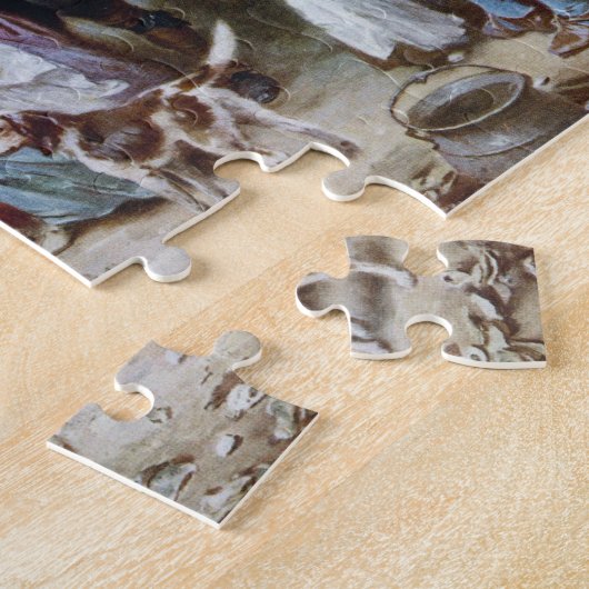 Der erste Erntedank von Jean Ferris c. 1912 Puzzle (Seite)