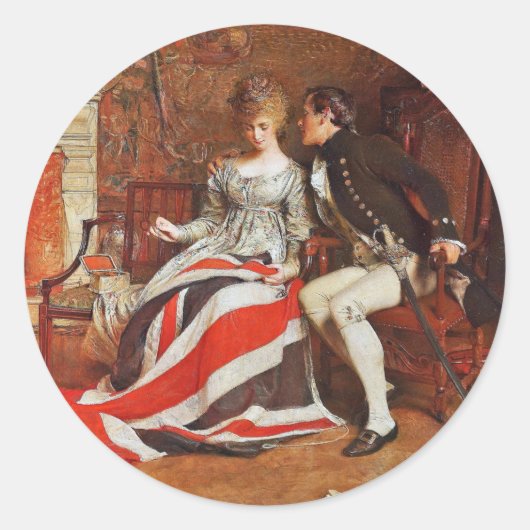 Der erste EU-Jack Runder Aufkleber (Vorderseite)