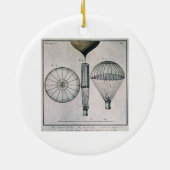 Der erste Fallschirm-Abfall durch Andre-Jacques Keramik Ornament (Hinten)