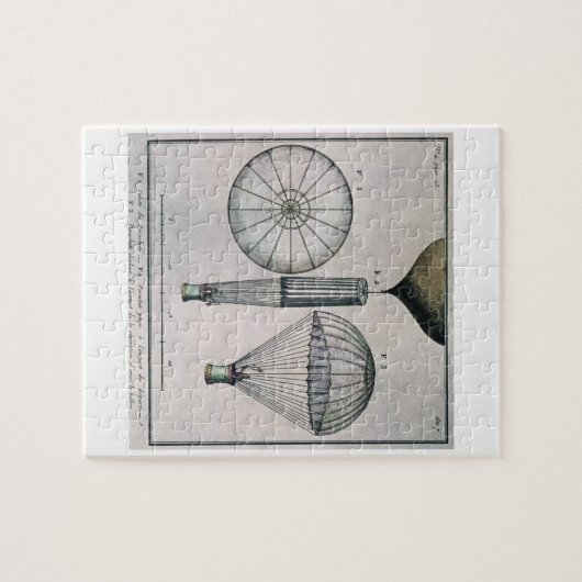 Der erste Fallschirm-Abfall durch Andre-Jacques Puzzle (Horizontal)